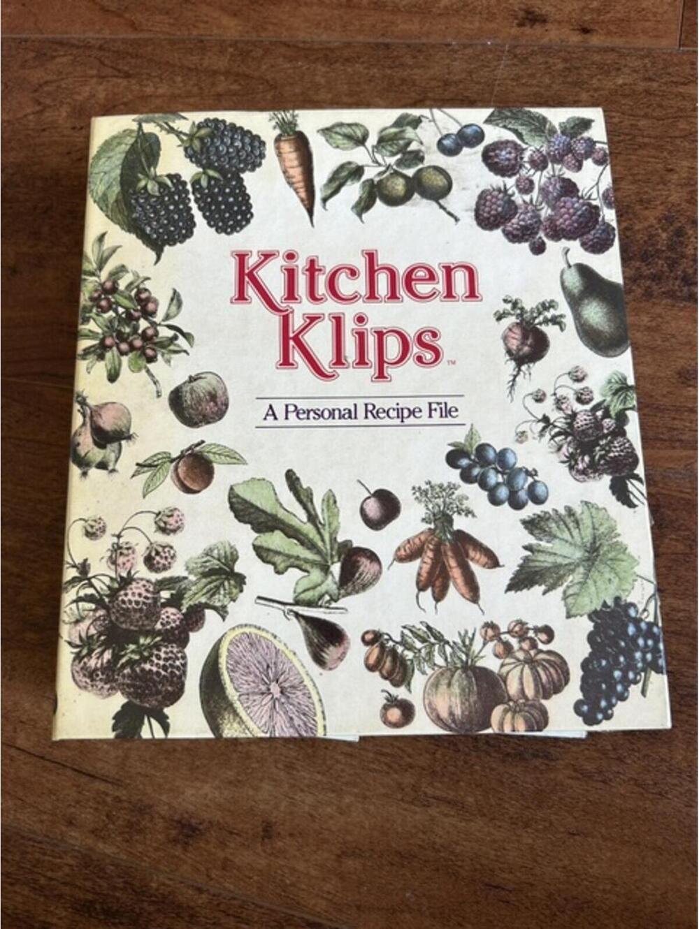 Kitchen Klips Personal Recipe File